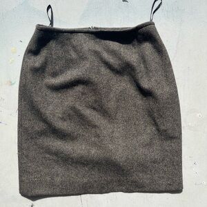 Women's Lauren Ralph Lauren Skirt Multicolor Herringbone 12P Business Petite Zip